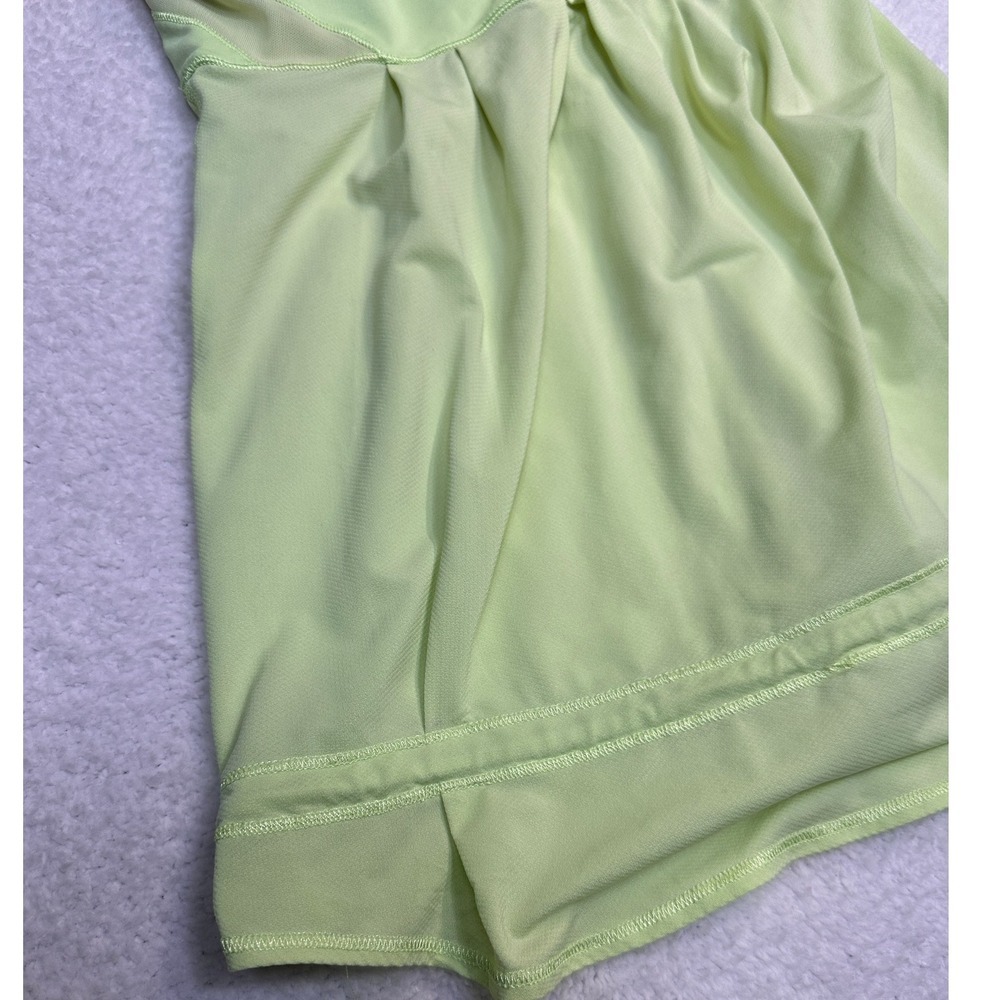 Lululemon Athletica Green Ruched Tank Top Athletic Built In Bra Size 6‎ - Picture 5 of 13